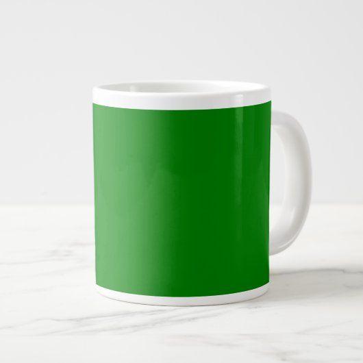 Mug de café GEANT Vert (Devant droit)