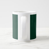 Mug de café géant vert foncé (Dos)