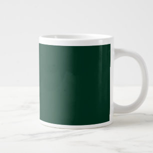Mug de café géant vert foncé