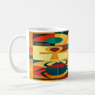 Mug de café géométrique égyptien - Symboles sacrés