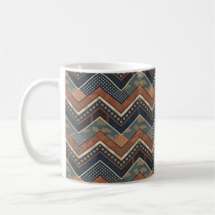 Mug de café géométrique rétro