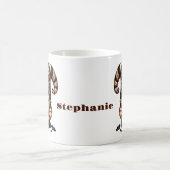 Mug de café Gnome personnalisé (Centre)