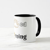 Mug de café "Good Morning" - Me Time Mug for Peace (Devant droit)