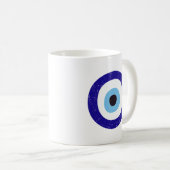 Mug de café grec mal aux yeux (Devant droit)