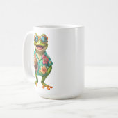 Mug de café grenouille tropical drôle | Cool Frog (Devant gauche)