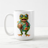 Mug de café grenouille tropical drôle | Cool Frog (Gauche)