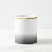 Mug de café grise et dorée (Centre)