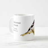Mug de café Grosbeak à poitrine Rose (Devant gauche)
