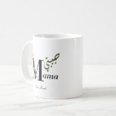 Mug de café "Habibti" personnalisé (Devant gauche)