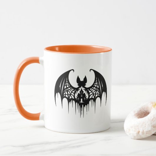 Mug de café Halloween (Avec donut)