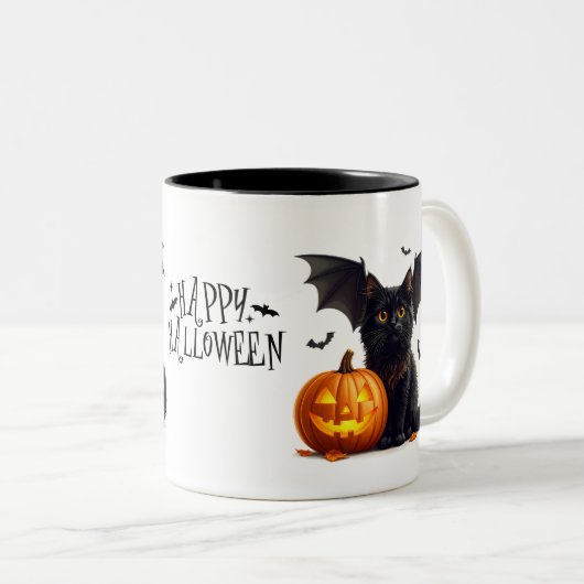 Mug de café Halloween (Devant droit)