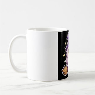 Mug de café Halloween avec un petit hibou mignon d