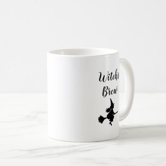 Mug de café Halloween de sorcière (Devant droit)