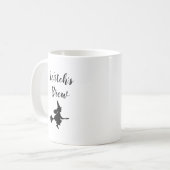 Mug de café Halloween de sorcière (Devant gauche)