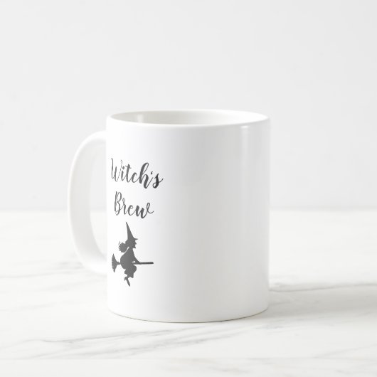 Mug de café Halloween de sorcière (Devant gauche)