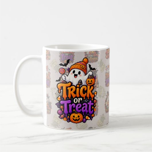 Mug de café Halloween mignon (Gauche)