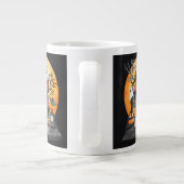 Mug de café Halloween personnalisé (Dos)