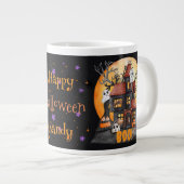 Mug de café Halloween personnalisé (Devant droit)