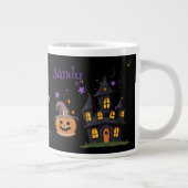 Mug de café Halloween personnalisé (Droite)