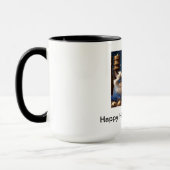 Mug de café Hanoukka avec chats à poupée (Gauche)