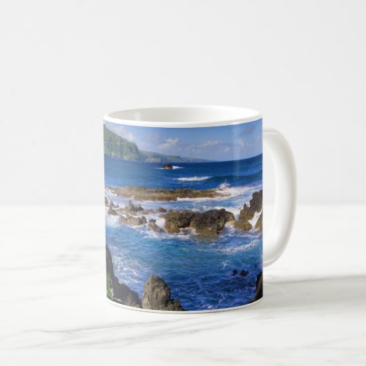 Mug de café Hawaii tropical (Devant droit)