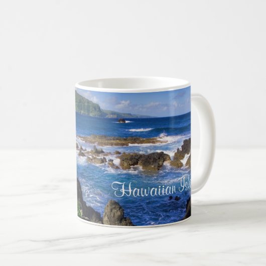 Mug de café Hawaii tropical (Devant droit)