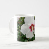 Mug de café Hibiscus blanc (Devant gauche)