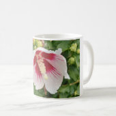 Mug de café Hibiscus blanc (Devant droit)