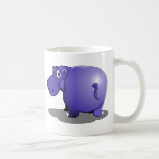 Mug de café hippo violet