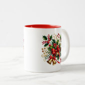 Mug de café Holiday Holly (Devant droit)
