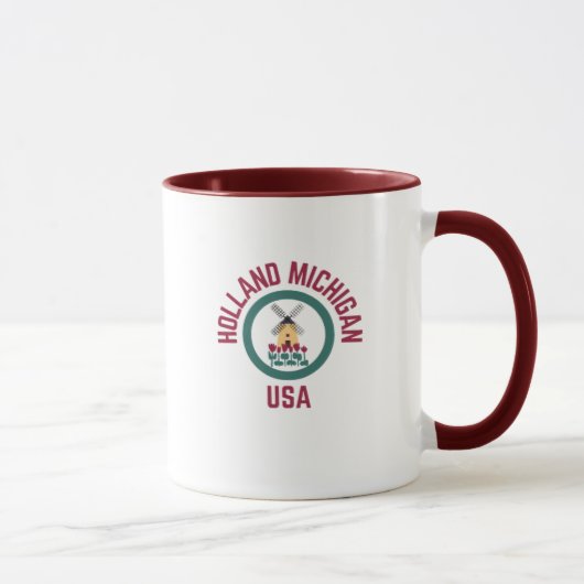 Mug de café Holland Michigan (Droite)