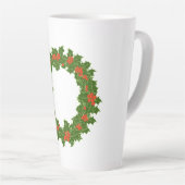 Mug de café Holly Wreath Christmas (Angle droit)