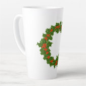 Mug de café Holly Wreath Christmas (Angle gauche)