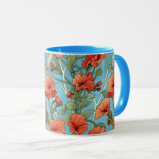 Mug de café Hollyhock (Devant droit)