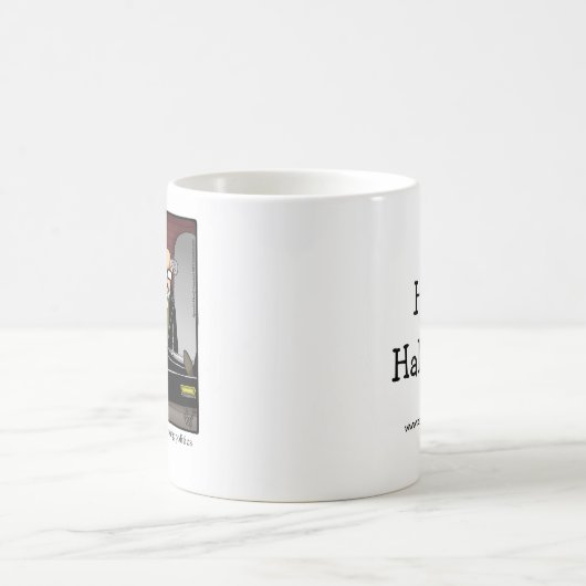 Mug de café Humour Halloween (Centre)