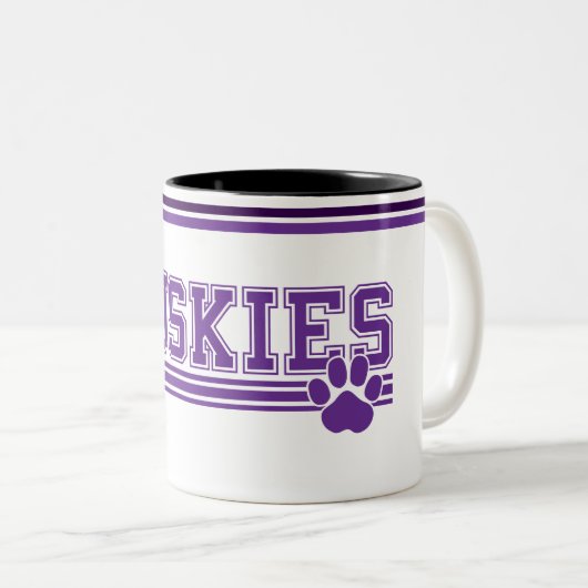 Mug de café Husky (Devant droit)