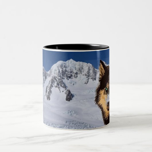 Mug de café Husky Sibérien (Centre)