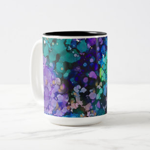 Mug de café Hydrangea violet