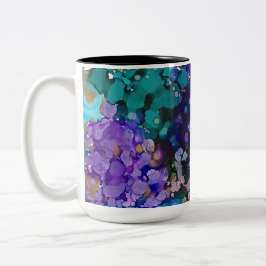 Mug de café Hydrangea violet (Gauche)