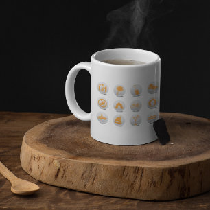 Mug de café Icons du Tourisme