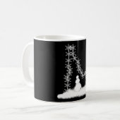 Mug de café Idaho Snowflake (Devant gauche)