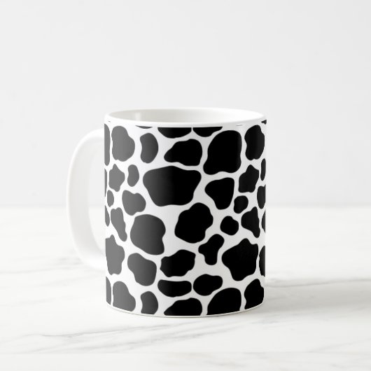 Mug de café imprimé de vache (Devant gauche)