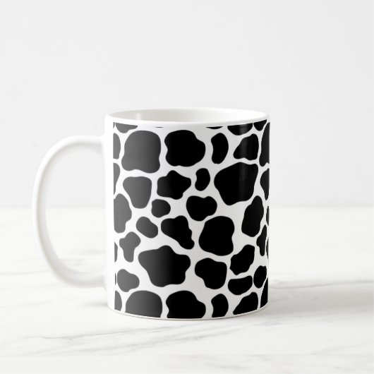 Mug de café imprimé de vache (Gauche)