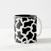 Mug de café imprimé de vache (Devant droit)