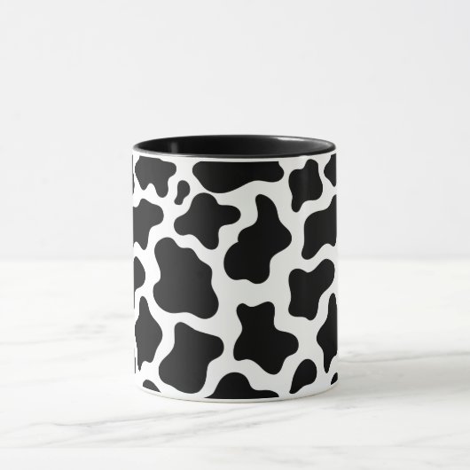Mug de café imprimé de vache (Centre)