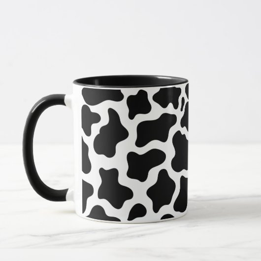 Mug de café imprimé de vache (Gauche)