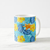 Mug de café imprimé tropical (Devant droit)