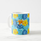 Mug de café imprimé tropical (Devant gauche)