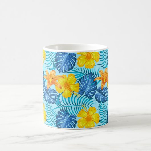 Mug de café imprimé tropical (Centre)