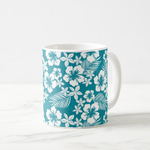 Mug de café imprimé tropical